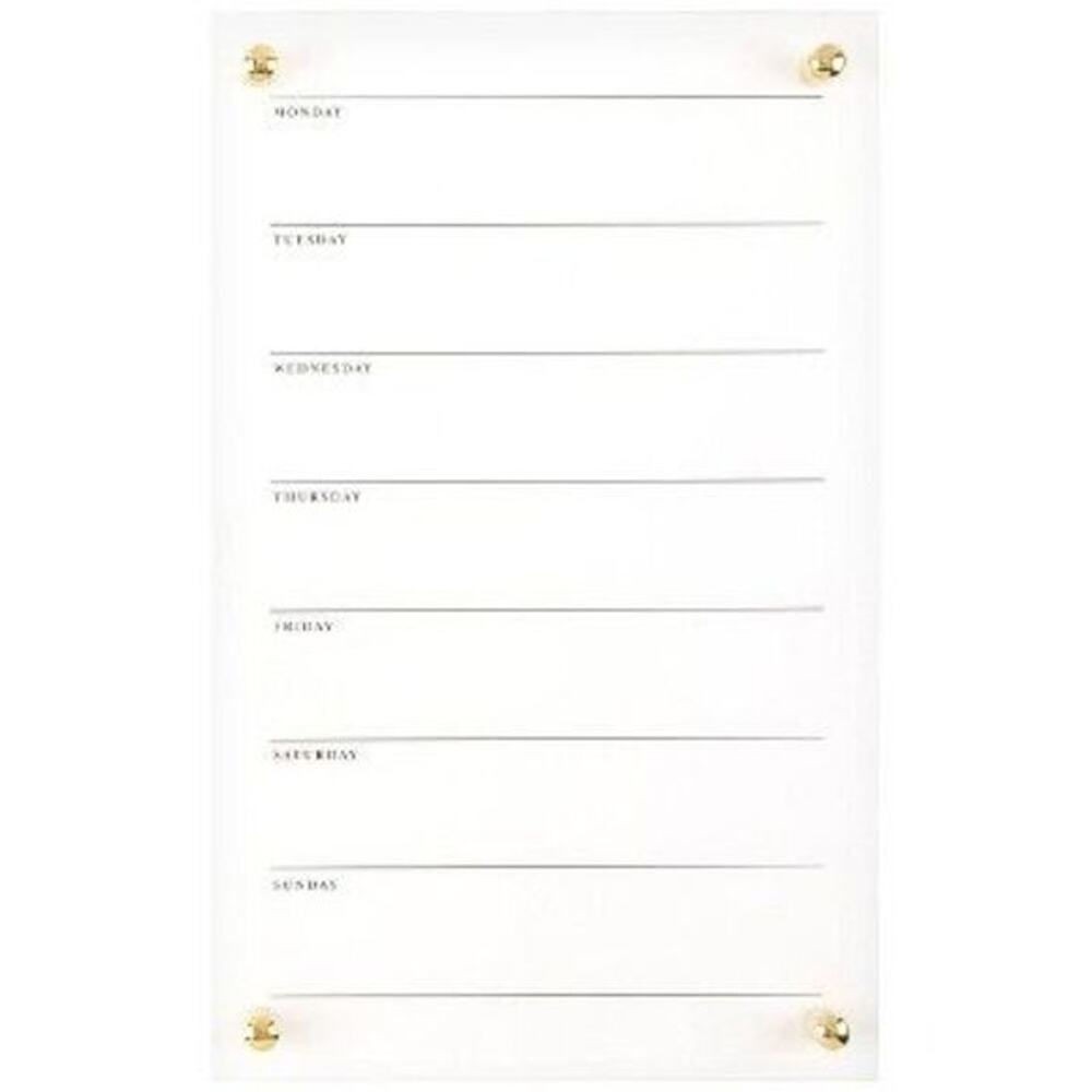 Sugar Paper Essentials NWT 16x10 Glass Dry Erase Board